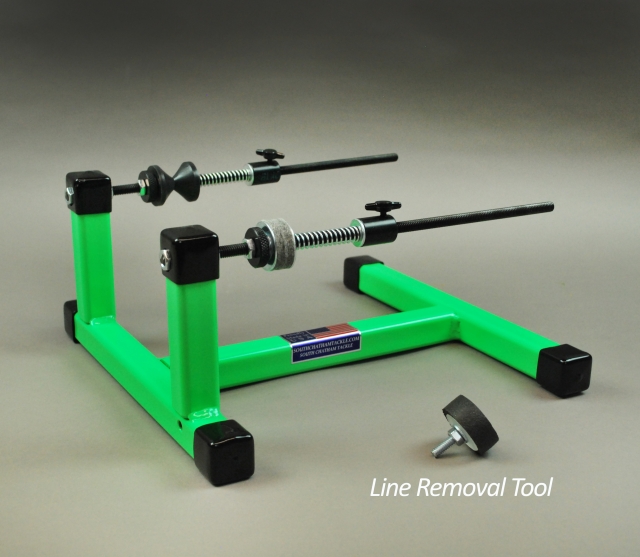 Super Spooler line spool holder Green South Chatham Tackle